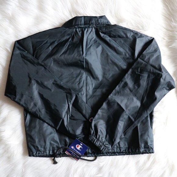 NEW Champion Dark Green Windbreaker Jacket Size Large - Picture 4 of 5